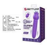 PRETTY LOVE - DANNELL WIEDERAUFLADBARER ORALSTIMULATOR UND KLITORISATIV-VIBRATOR LILA