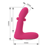 PRETTY LOVE – DUDEN WIEDERAUFLADBARER SILIKON-VIBRATOR MIT 12 VIBRATIONSMODI UND 3 SCHAUKELMODI, PINK