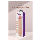 PRETTY LOVE - KESSLER GODEMICHET VIBRANT RÉALISTE AVEC 10 MODES DE VIBRATION ET 10 ÉNERGIE, 22 CM NATUREL
