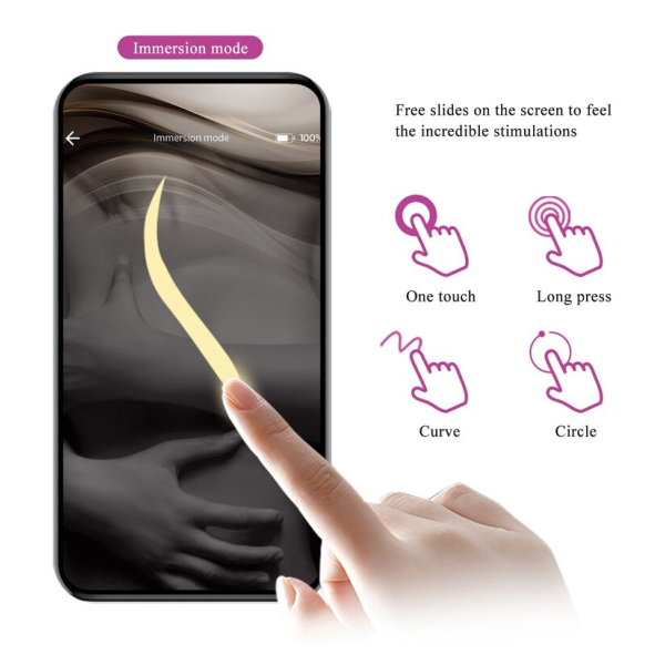 PRETTY LOVE - Å'UF VIBRANT CONTRÃ”LABLE PAR APPLICATION PULSEN 12 FONCTIONS RECHARGEABLE PAR USB ROSE