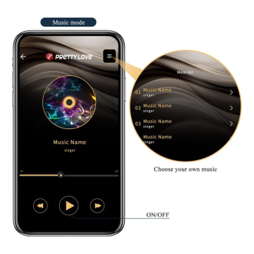 PRETTY LOVE - VIBRATORE ANALE E PERINEO ANTHONY CON CONTROLLO TRAMITE APP, NERO