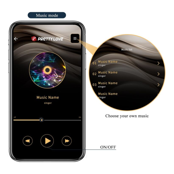 PRETTY LOVE – ANTHONY APP-STEUERUNG ANAL- UND PERINEUMVIBRATOR SCHWARZ