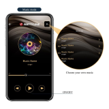 PRETTY LOVE - VIBRATORE ANALE E PERINEO ANTHONY CON CONTROLLO TRAMITE APP, NERO