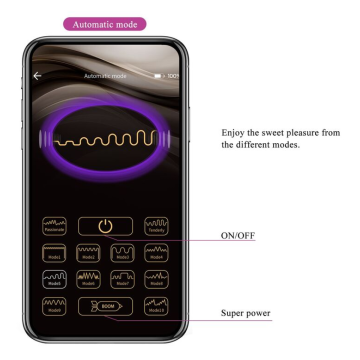 PRETTY LOVE - PULSEN APP CONTROL VIBRATING EGG 12 FUNCTIONS USB RECHARGEABLE PINK