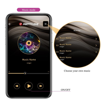 PRETTY LOVE – PULSIERENDES VIBRATIONS-EI MIT APP-STEUERUNG, 12 FUNKTIONEN, USB-AUFLADBAR, GRÜN-GELB