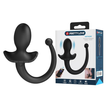 PRETTY LOVE – ANTHONY APP-STEUERUNG ANAL- UND PERINEUMVIBRATOR SCHWARZ