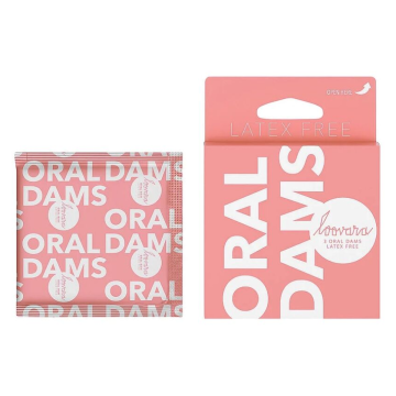 LOOVARA - ORAL DAMS LATEX-FREE ORAL BARRIERS 3 PCS