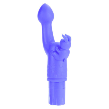 CALEXOTICS - SILICONE CONEJITO VIBRADOR KISS LILA