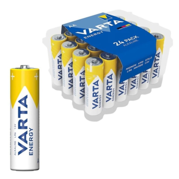 VARTA - ENERGY PILA ALCALINA AA LR6 PACK*24 PILAS