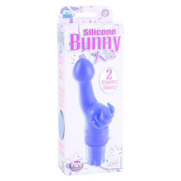 CALEXOTICS - SILICONE CONEJITO VIBRADOR KISS LILA