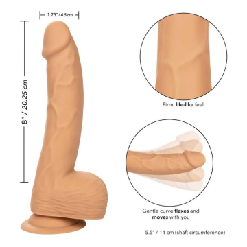 CALEXOTICS - SILICONE STUDS 20.32 CM SKIN