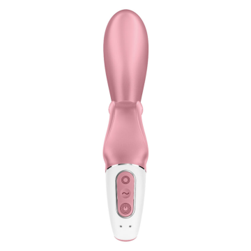 SATISFYER - HUG ME VIBRADOR RABBIT APP ROSA