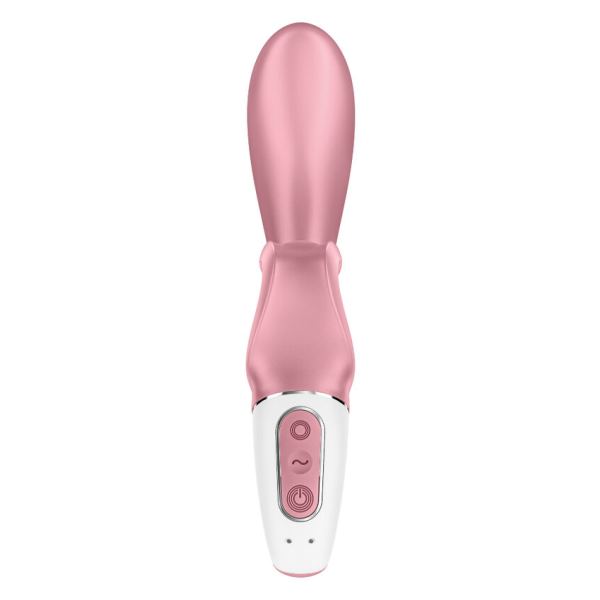 SATISFYER - HUG ME VIBRADOR RABBIT APP ROSA