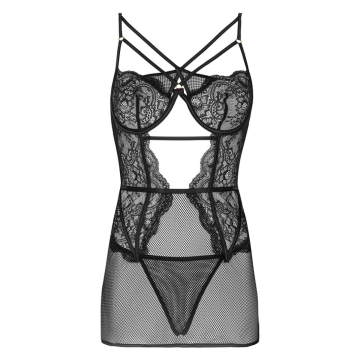 LIVCO CORSETTI FASHION - BARIRIN LC 90633 FALDA + PANTY NEGRO S/M