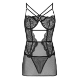 LIVCO CORSETTI FASHION - BARIRIN LC 90633 FALDA + PANTY NEGRO S/M