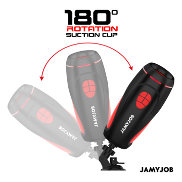 JAMYJOB - PYSTON BASE MASTURBADOR AUTOMÁTICO CON DILDO CONTROL REMOTO