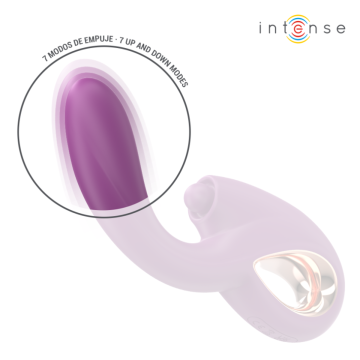 INTENSE - LALI VIBRADOR PUNTO G MULTIFUNCIÓN ESTIMULACIÓN & EMPUJE & VIBRACIÓN MORADO