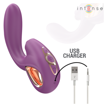 INTENSE - LALI VIBRADOR PUNTO G MULTIFUNCIÓN ESTIMULACIÓN & EMPUJE & VIBRACIÓN MORADO