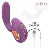 INTENSE - LALI VIBRADOR PUNTO G MULTIFUNCIÓN ESTIMULACIÓN & EMPUJE & VIBRACIÓN MORADO