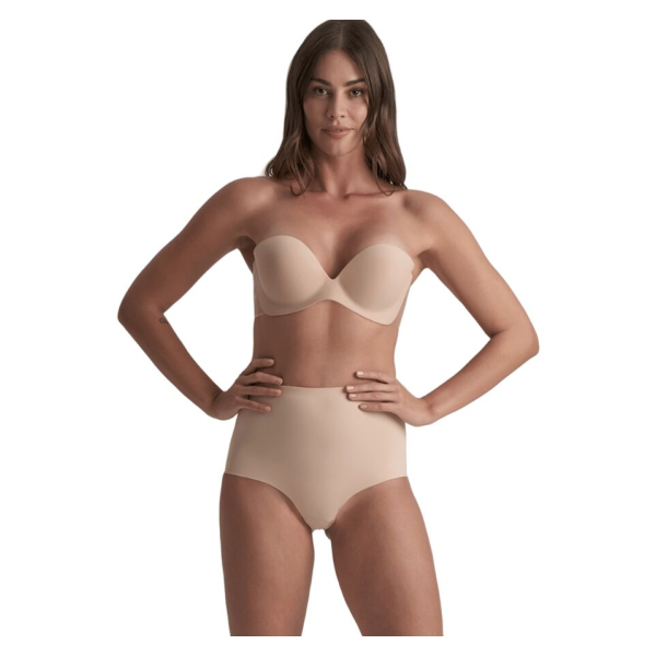 BYE-BRA - DIVA BRA SUJETADOR ADHESIVO BEIGE COPA D