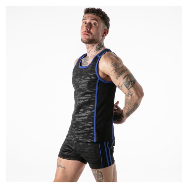 LOCKER GEAR - VOLLSTÄNDIGER MILITÄRZUGRIFF TANKTOP BLAU S