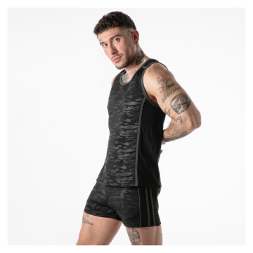 LOCKER GEAR - CANOTTA COMPLETAMENTE MILITARE CON ACCESSO, NERA, TAGLIA L