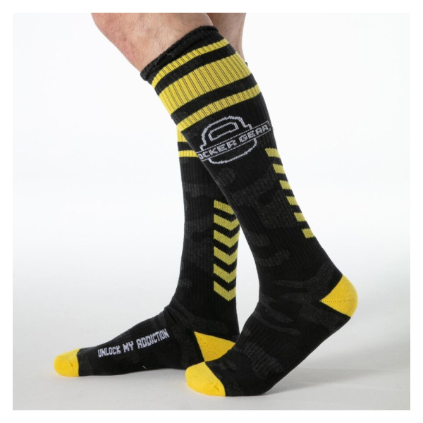 LOCKER GEAR- CHAUSSETTES MILITAIRES HAUTES JAUNES TAILLE UNIQUE