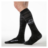 LOCKER GEAR - CALZE MILITARI AL GINOCCHIO NERE TAGLIA UNICA