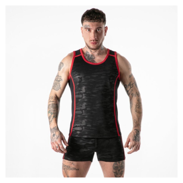 LOCKER GEAR - CANOTTA CON ACCESSO MILITARE COMPLETO ROSSA L