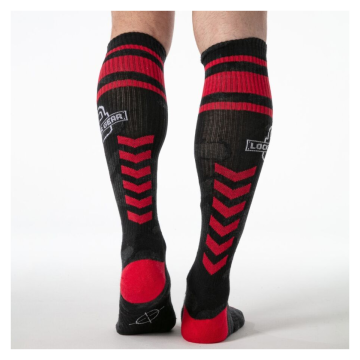 LOCKER GEAR - CALZE MILITARI AL GINOCCHIO ROSSE TAGLIA UNICA