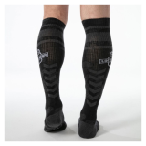 LOCKER GEAR - FULL MILITARY KNEE HIGH SOCKS BLACK ONE SIZE