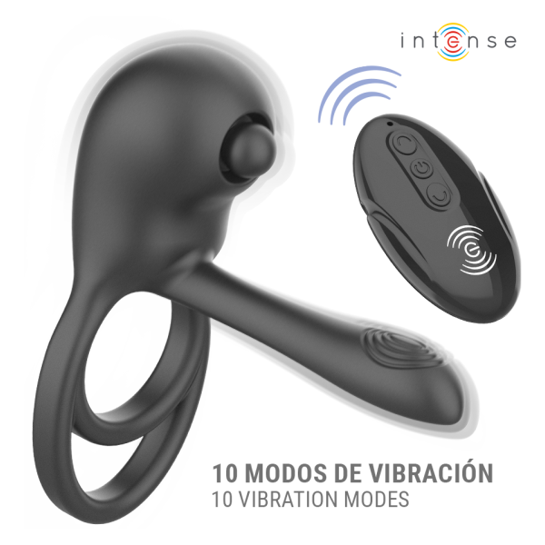 INTENSE - SPIKE ANELLO VIBRANTE PER IL PENE CON TELECOMANDO