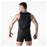 LOCKER GEAR - VOLLSTÄNDIGER MILITÄRZUGRIFF TANKTOP BLAU S