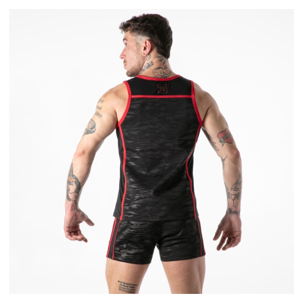 LOCKER GEAR - FULL MILITARY ACCESS TANKTOP RED M