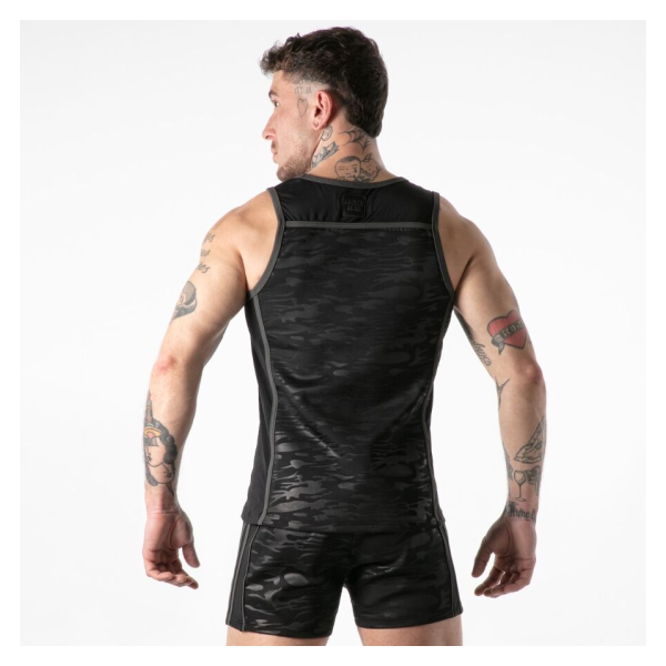 LOCKER GEAR - FULL MILITARY ACCESS TANKTOP BLACK S