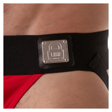 LOCKER GEAR - BREITER TAILBAND-JOCKSTRAP ROT S