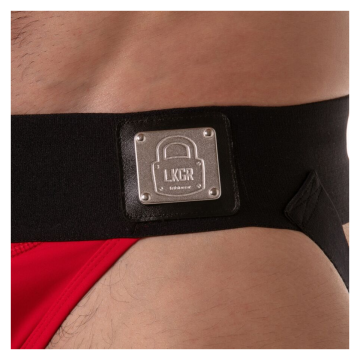 LOCKER GEAR - WIDE WAISTBAND JOCKSTRAP RED M