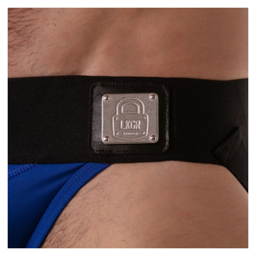 LOCKER GEAR - WIDE WAISTBAND JOCKSTRAP BLUE M