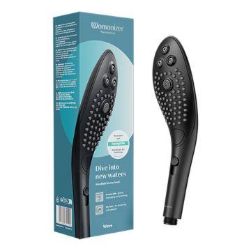 WOMANIZER - WAVE CLITORAL STIMULATING SHOWER HEAD BLACK