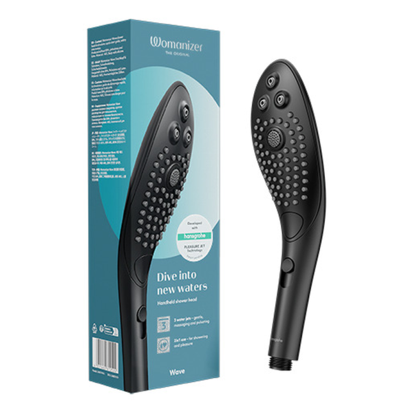 WOMANIZER - WAVE KLITORALSTIMULIERENDER DUSCHKOPF SCHWARZ