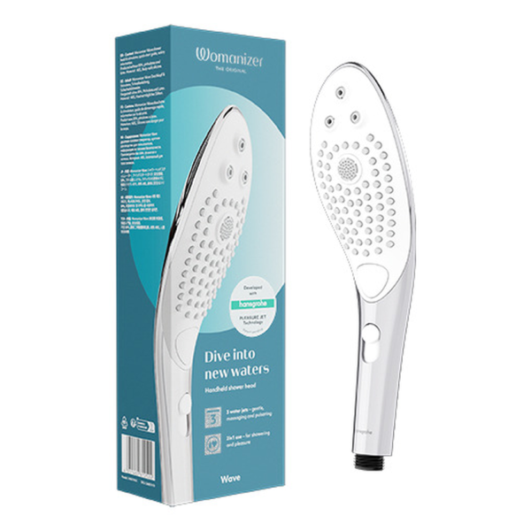 WOMANIZER - SOFFIONE DOCCIA STIMOLANTE CLITORIDEO WAVE CROMATO