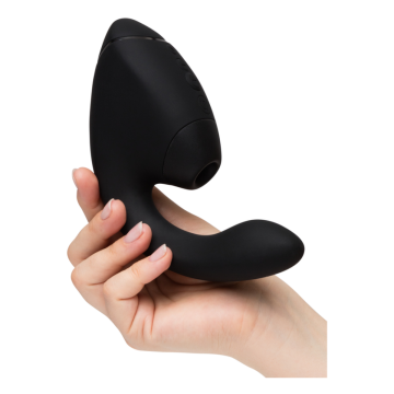 WOMANIZER - DUO NEXT STIMULATEUR CLITORIAL ET DE POINT G DOUBLE NOIR