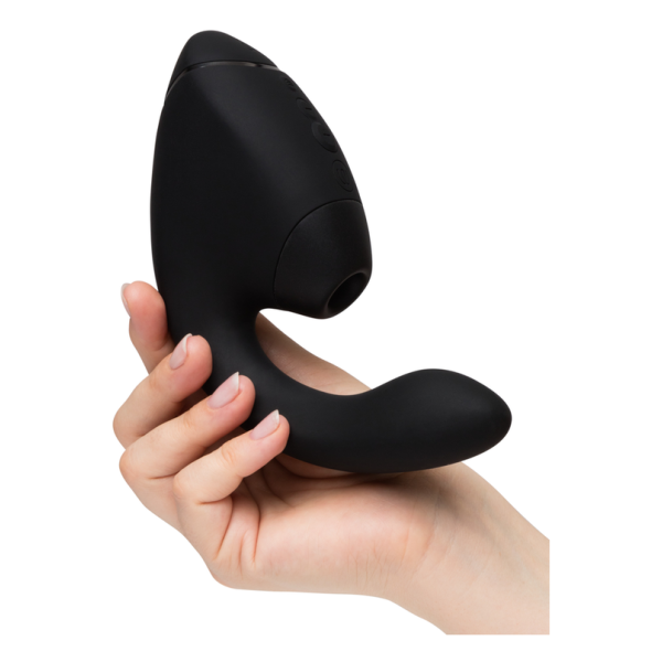 WOMANIZER - DUO NEXT DOPPELTER KLITORIS- & G-PUNKT-STIMULATOR SCHWARZ
