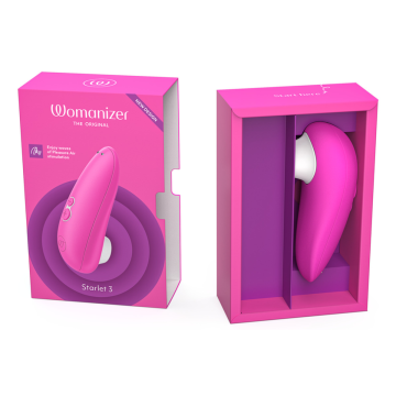 WOMANIZER - STARLET 3 CLITORAL STIMULATOR PINK