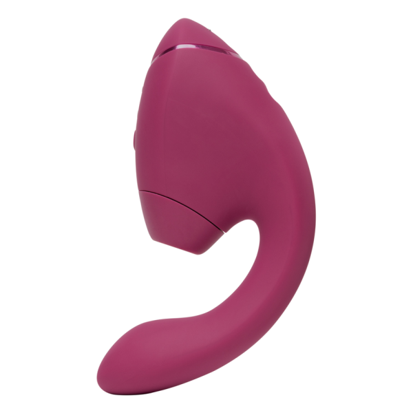WOMANIZER - DUO NEXT STIMOLATORE DOPPIO CLITORIDEO E PUNTO G ROSA SCURO