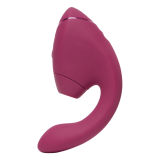 WOMANIZER - DUO NEXT DOPPELTER KLITORIS- & G-PUNKT-STIMULATOR, DUNKLES ROSA
