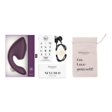 WOMANIZER - DUO NEXT STIMOLATORE DOPPIO CLITORIDEO E PUNTO G VIOLA SCURO