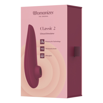 WOMANIZER - CLASSIC 2 KLITORALSTIMULATOR BORDEAUX