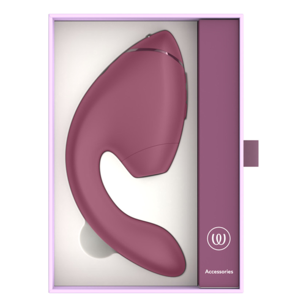 WOMANIZER - DUO NEXT DUAL CLITORAL & G-SPOT STIMULATOR DUSKY PINK