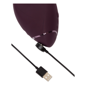 WOMANIZER - DUO NEXT DUAL CLITORAL & G-SPOT STIMULATOR DARK PURPLE